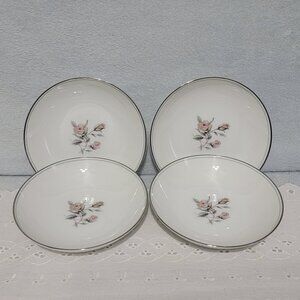 Gorgeous Vintage Noritake Fine China 4 Dessert / Fruit Bowls. Margot